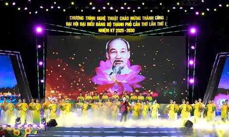 Đặc sắc chương trình nghệ thuật “Lời ca dâng Đảng”