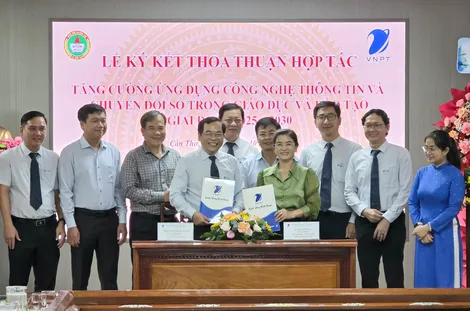 Sở Giáo dục và Đào tạo TP Cần Thơ và VNPT ký thỏa thuận hợp tác