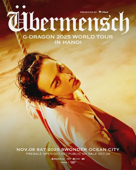 Từ VVIP đến GA: Hành trình cảm xúc độc bản cùng G-DRAGON 2025 WORLD TOUR [Übermensch] tại 8Wonder Ocean City