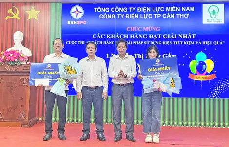 Cần Thơ có 48 khách hàng trúng giải Cuộc thi “Khách hàng với giải pháp sử dụng điện tiết kiệm và hiệu quả” năm 2025