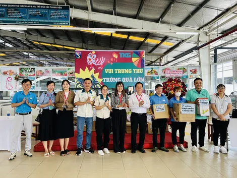 Công ty TNHH TKG Taekwang Cần Thơ dành gần 4,5 tỉ đồng chăm lo Tết Trung thu cho người lao động