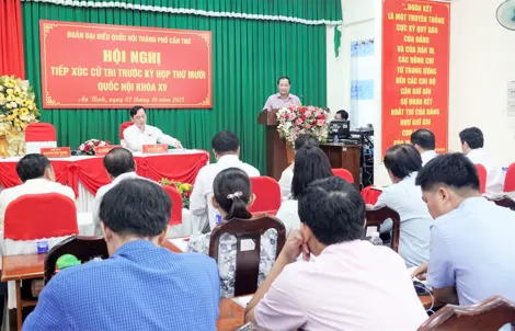 Cử tri phường An Bình kiến nghị nhiều vấn đề, tạo đòn bẩy để địa phương phát triển