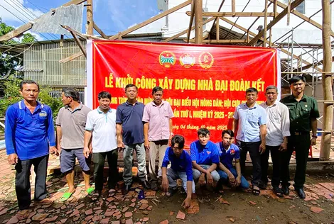 Khởi công xây dựng nhà Đại đoàn kết