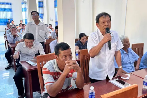 Cử tri xã An Ninh kiến nghị đầu tư cơ sở hạ tầng giao thông nông thôn