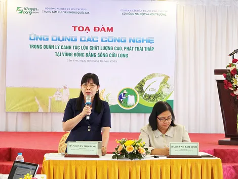 Ứng dụng công nghệ trong quản lý canh tác lúa chất lượng cao và phát thải thấp