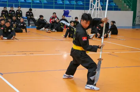 Kỳ thi thăng cấp đai - đẳng Võ thuật Cổ truyền TP Cần Thơ mở rộng lần I