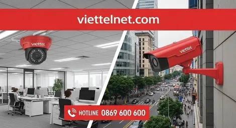 Viettel tặng miễn phí camera giám sát - lắp camera Viettel hưởng ưu đãi lớn