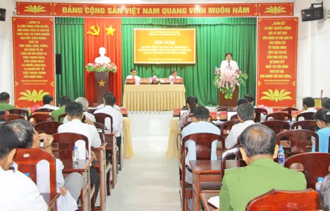 Xã Trường Long Tây cần tiếp tục đẩy mạnh chuyển đổi số trong quản lý, điều hành
