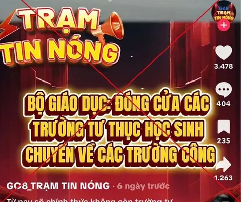 Bộ Giáo dục và Đào tạo bác tin đồn “đóng cửa trường ngoài công lập”