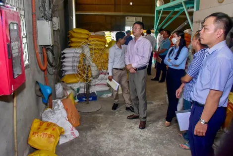Kiểm tra công tác an toàn, vệ sinh lao động doanh nghiệp tại xã An Ninh