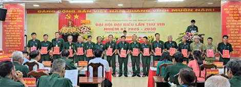 Đại hội đại biểu Hội Cựu chiến binh phường Thới Long nhiệm kỳ 2025-2030