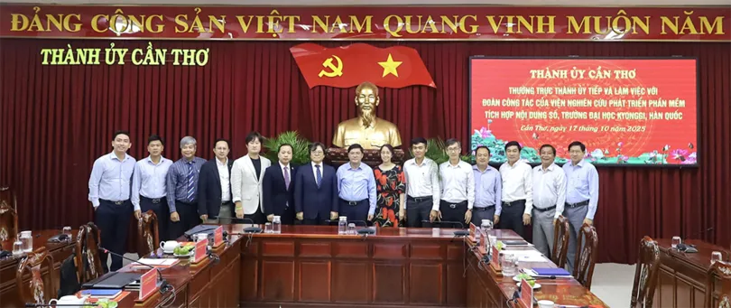 TP Cần Thơ và Trường Đại học Kyonggi trao đổi cơ hội hợp tác về chuyển đổi số, phát triển đô thị thông minh