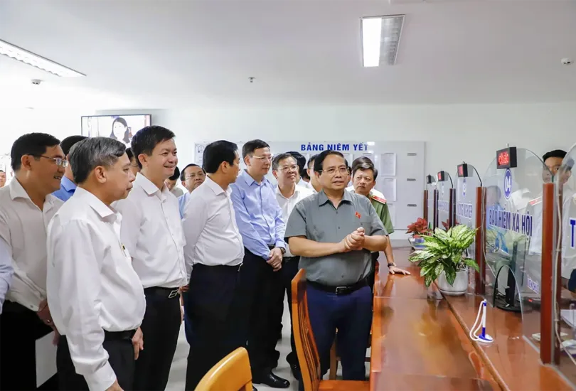 Thủ tướng Chính phủ Phạm Minh Chính kiểm tra các dự án và tình hình vận hành mô hình chính quyền địa phương 2 cấp tại TP Cần Thơ