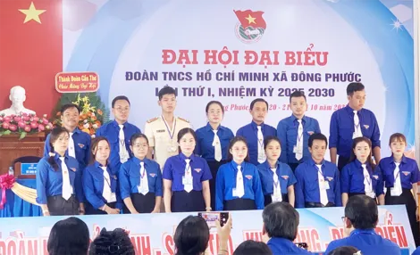 Xã đoàn Đông Phước sẽ giới thiệu ít nhất 70 đoàn viên ưu tú cho Đảng xem xét kết nạp