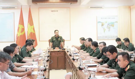 Quân khu 9 kiểm tra công tác quốc phòng tại Bộ Chỉ huy Quân sự TP Cần Thơ