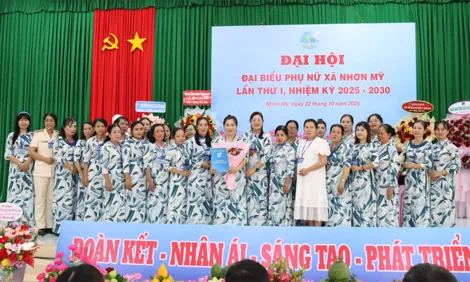 Hội Phụ nữ xã Nhơn Mỹ đoàn kết xây dựng tổ chức Hội vững mạnh