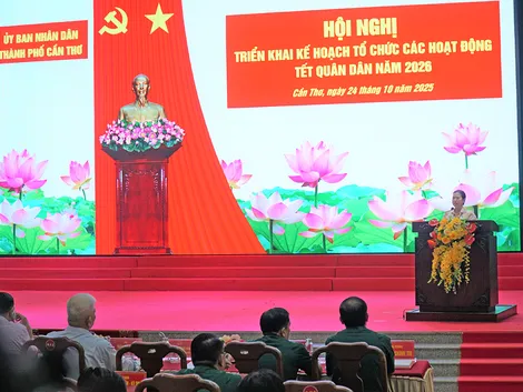 Cần Thơ triển khai kế hoạch Tết Quân Dân năm 2026