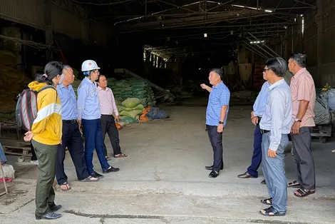Bàn giao mặt bằng thi công dự án đường ống dẫn khí Lô B - Ô Môn đoạn qua phường Phước Thới