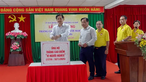 Phường Cái Khế phát động Tháng cao điểm “Vì người nghèo” 