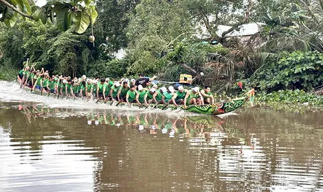Lễ hội Óoc-Om-Bóc - Đua ghe Ngo: Khí thế tập luyện, quyết tâm giữ ngôi vô địch