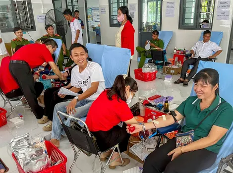 Xã Thuận Hòa tổ chức Ngày hội hiến máu tình nguyện