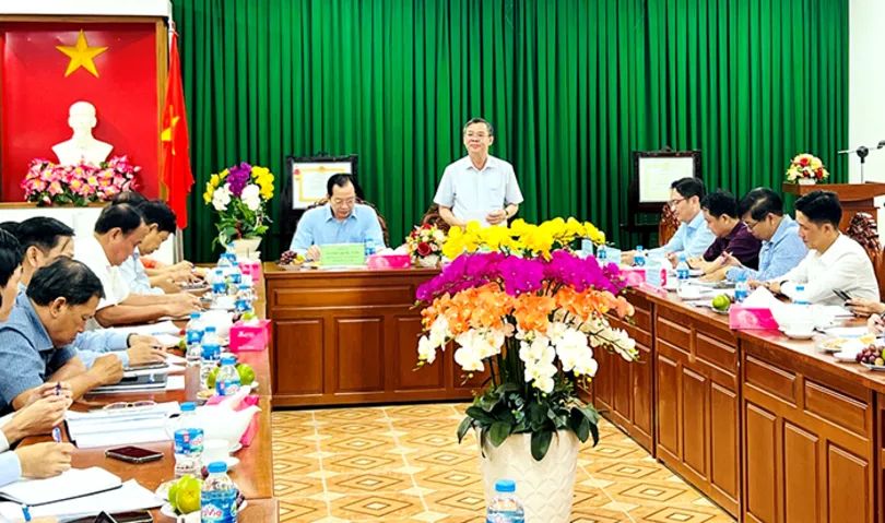 Lãnh đạo thành phố làm việc với cán bộ chủ chốt Sở Tài chính