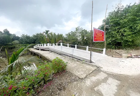Xã Phú Hữu khánh thành cầu Kinh Thủy Lợi