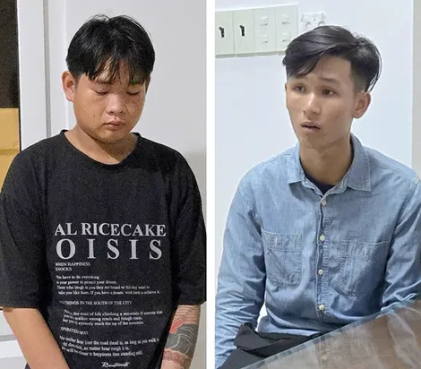 Bắt 2 đối tượng cướp giật tài sản người đi đường giữa đêm khuya