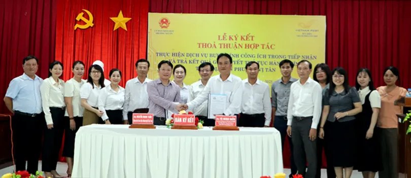 Ký kết hợp tác trong giải quyết thủ tục hành chính không phụ thuộc vào địa giới hành chính
