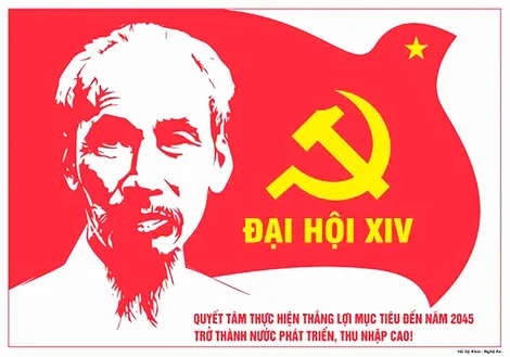 Phê duyệt mẫu tranh cổ động tuyên truyền Đại hội Đảng các cấp, tiến tới Đại hội lần thứ XIV của Đảng
