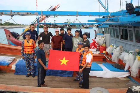 Đặc khu Trường Sa triển khai phương án ứng phó với bão Kalmaegi