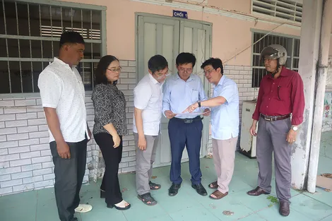 Lãnh đạo xã Thới An Hội khảo sát, sắp xếp lại điểm trường dôi dư phục vụ dân sinh