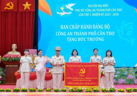 Đại hội đại biểu Phụ nữ Công an TP Cần Thơ nhiệm kỳ 2025-2030