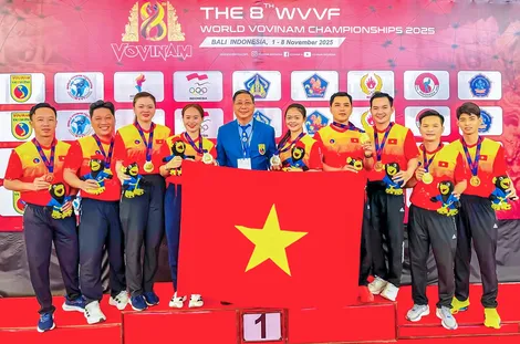 Vovinam Cần Thơ giành 3 HCV thế giới