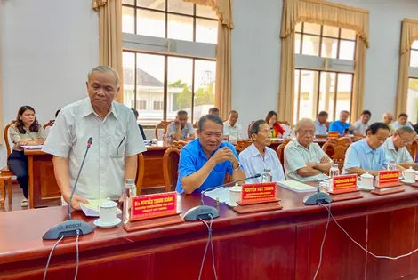 Đảng ủy xã Long Phú đóng góp dự thảo văn kiện Đại hội XIV của Đảng