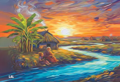 Chiều ở xóm Dốc Tình