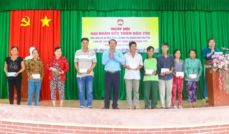 Ấp Hòa Trực đạt nhiều kết quả tích cực trong cuộc vận động “Toàn dân đoàn kết xây dựng nông thôn mới, đô thị văn minh”