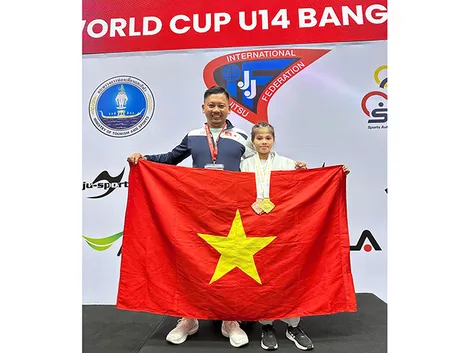VĐV Jujitsu Cần Thơ giành HCV giải thế giới