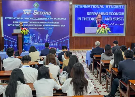 Trường Kinh tế - Đại học Cần Thơ tổ chức hội thảo quốc tế sinh viên kinh tế