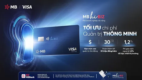 MB Visa Hi BIZ: Tối ưu chi tiêu - Quản trị tinh gọn