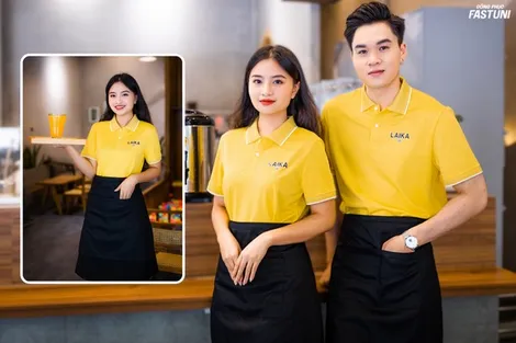 Tạp dề đồng phục đẹp - Bí quyết giúp đồng phục quán cafe tạo ấn tượng ngay lần đầu