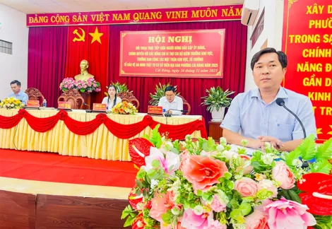 Cái Răng: Tăng cường đối thoại, kịp thời giải quyết những vấn đề phát sinh từ cơ sở