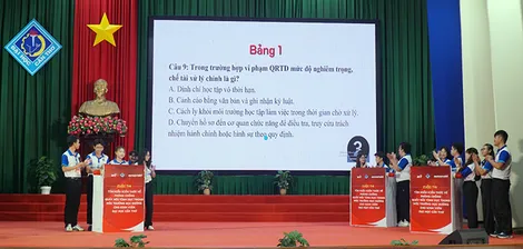 Sôi nổi cuộc thi tìm hiểu kiến thức về phòng, chống quấy rối tình dục trong môi trường học đường