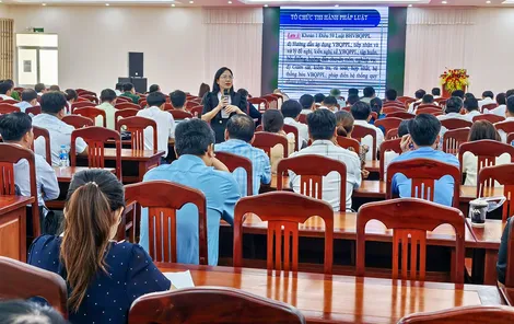 Nâng cao năng lực cán bộ làm công tác tổ chức thi hành pháp luật