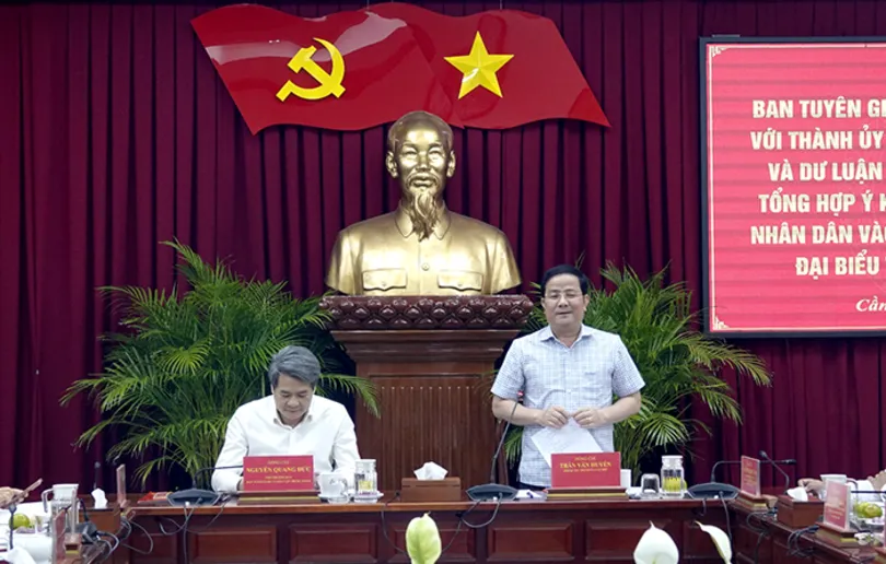 Ban Tuyên giáo và Dân vận Trung ương khảo sát, nắm tình hình nhân dân và dư luận xã hội về đại hội Đảng các cấp