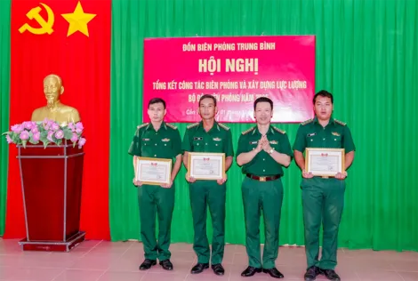 Đồn Biên phòng Trung Bình tổng kết công tác biên phòng và xây dựng lực lượng năm 2025