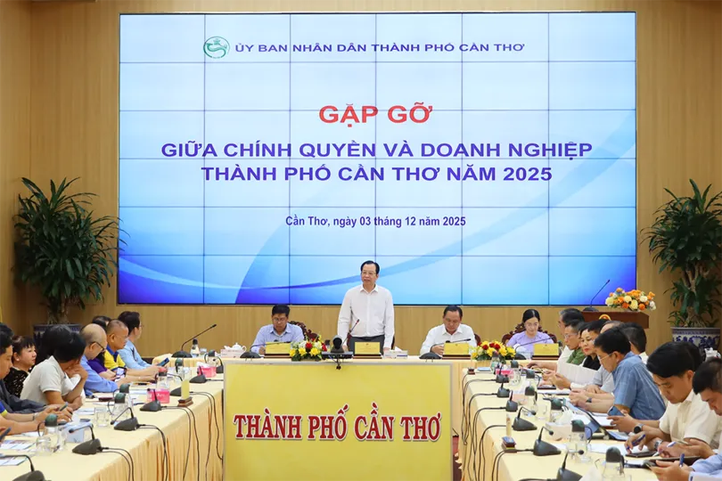 Lãnh đạo TP Cần Thơ gặp gỡ doanh nghiệp