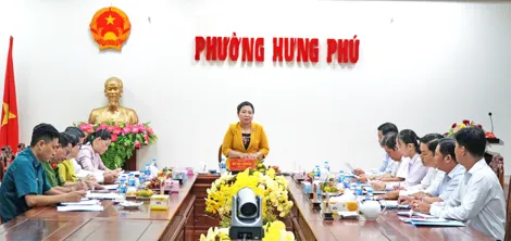 Phường Hưng Phú phát triển kinh tế - xã hội phải gắn với bảo vệ môi trường