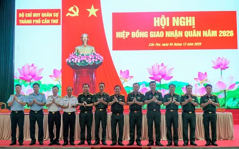 Hội nghị hiệp đồng giao, nhận quân năm 2026