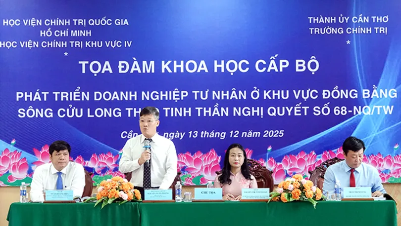 Phát triển doanh nghiệp tư nhân ở ĐBSCL theo tinh thần Nghị quyết số 68-NQ/TW
